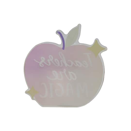 Class Rules! Teacher Apple Acrylic Tabletop Décor by B2C™